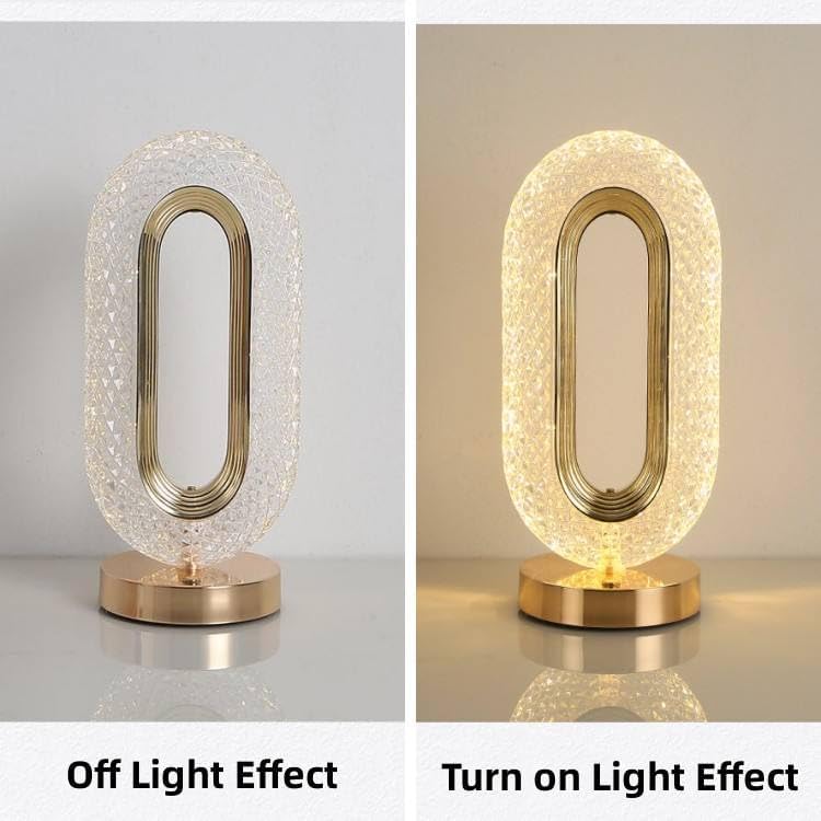  LED Cordless Table Lamp USB Touch Dimming Lamp Romantic Crystal Night Light Portable Bedside Lamps with Box for Bar | Coffee | Hotel |