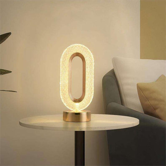  LED Cordless Table Lamp USB Touch Dimming Lamp Romantic Crystal Night Light Portable Bedside Lamps with Box for Bar | Coffee | Hotel |