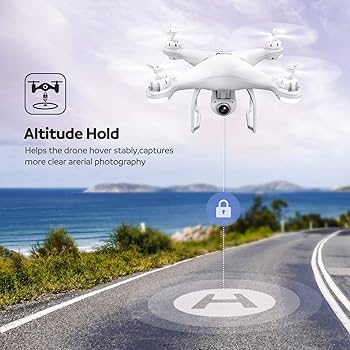 Sky explorer Drone with lcd remote Camera for Adults, HS430 FPV HD 1080P Video Aircraft for Beginner, Foldable Hobby RC Quadcopter