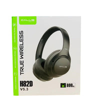 Calus H82D Wireless Bluetooth Headphones Noise Cancelling Headsets Over Ear with Built-In Microphone for Clear Calls & Voice Control Black