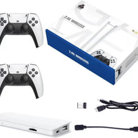 Game Console Stick, Nostalgia Gaming Stick, Plug &amp; Play TV Video Gaming Stick with 128G SD &amp;Built-in 30000+ Games, 4K HDMI Output,2.4G Wireless Controllers