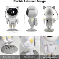 &nbsp;Star Projector Night Light with Timer, Remote Control and 360°Adjustable Design, Astronaut Nebula Galaxy Night Light Projector for Children Adults...