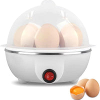 Egg poucher, 350W Electric Egg Beater, White Egg Steamer, Egg Cooker, 7 Egg Volume Steamed Egg Automatically Closed, Double Steamed Egg. Color：Assorted
