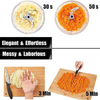 &nbsp;Kitchen Food Chopper 1.5L , Steel Large Manual Hand-Press Vegetable Chopper Mixer Cutter