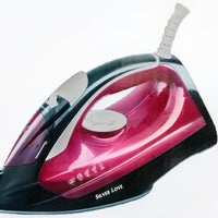 SILVER LOVE CY-268 DRY &amp; STEAM IRON WITH CERAMIC SOLEPLATE – SELF-CLEANING, VERTICAL STEAM, 350ML WATER TANK