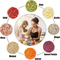 &nbsp;Kitchen Food Chopper 1.5L , Steel Large Manual Hand-Press Vegetable Chopper Mixer Cutter